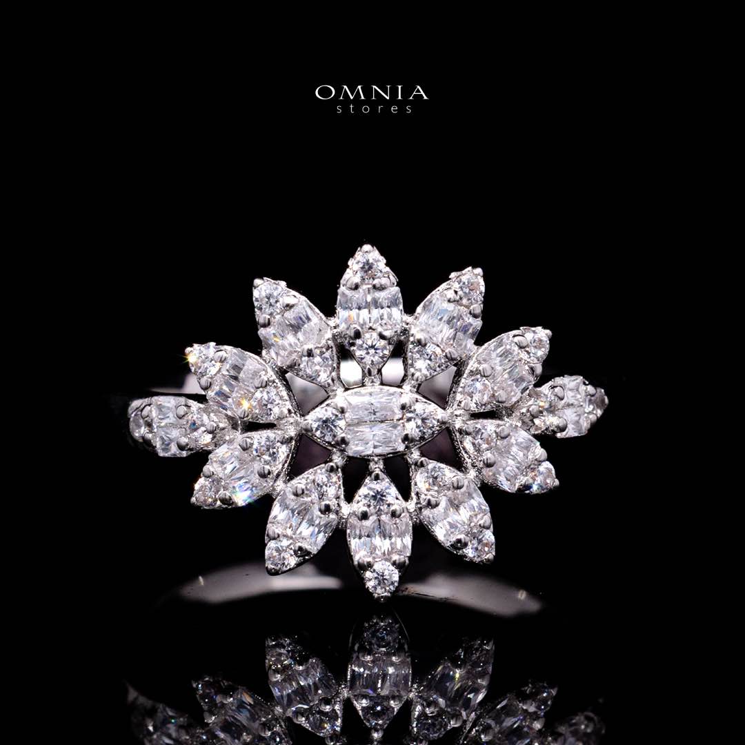Laynah White Bridal Full Set – Premium Rhodium Plated with High-Quality Zircon Stones - OMNIASTORES KSA