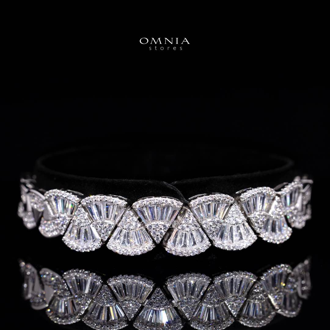 Sumaya White Bridal Full Jewelry Set – High Quality Zircon Stone Premium Rhodium-Plated - OMNIASTORES KSA