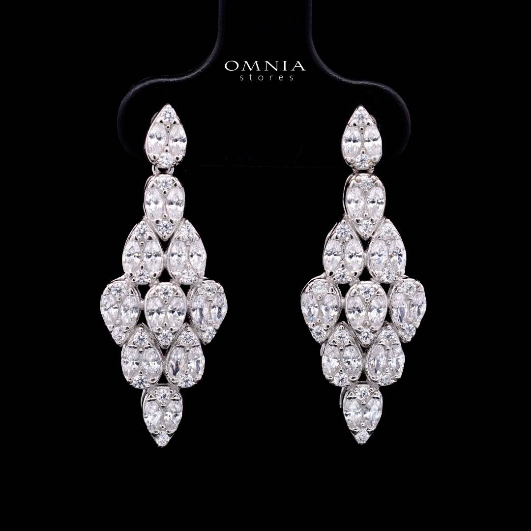 Omnia Lubaba White Bridal Full Set in 925 Silver High Quality Simulated Diamonds - OMNIASTORES KSA