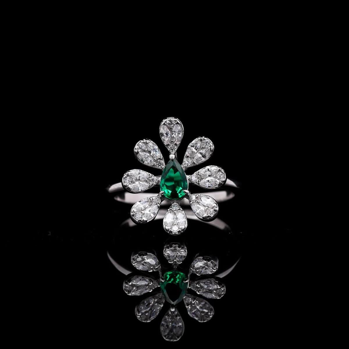 Omnia Lubna Green Silver Full Set - OMNIASTORES UAE