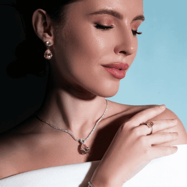Omnia Gabrielle Yellow Bracelet In 92.5 Silver High Quality Simulated Diamonds - OMNIASTORES UAE