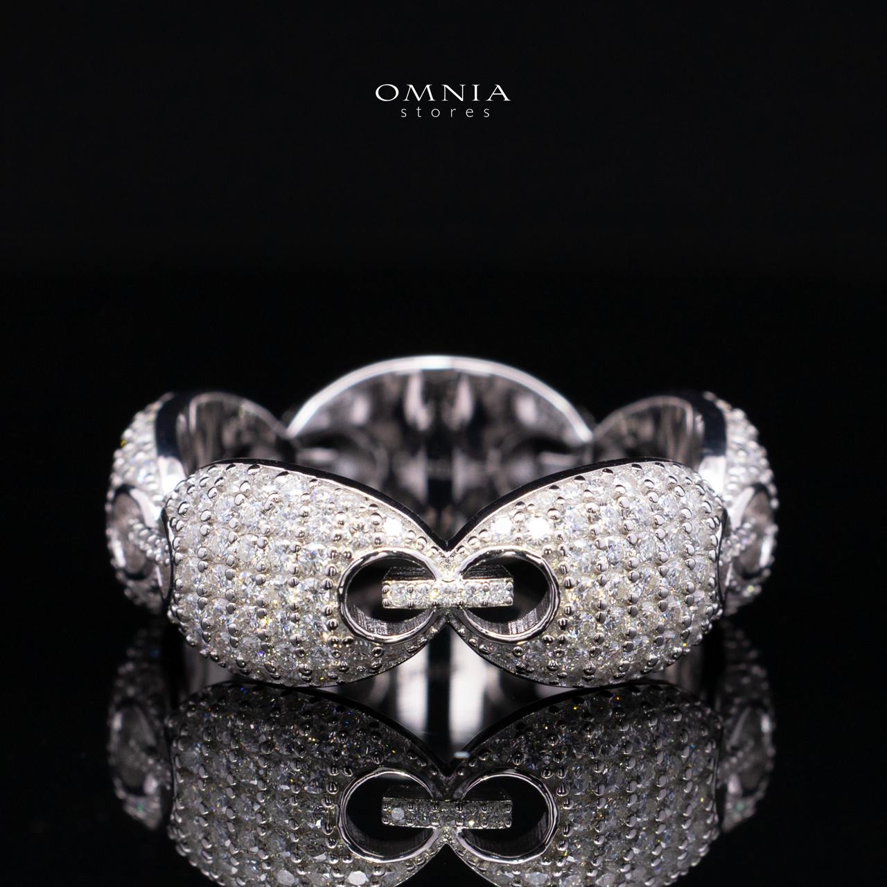 Naiya White Moissanite Stone Ring With GRA Certified High Quality in 925 Silver - OMNIASTORES KSA