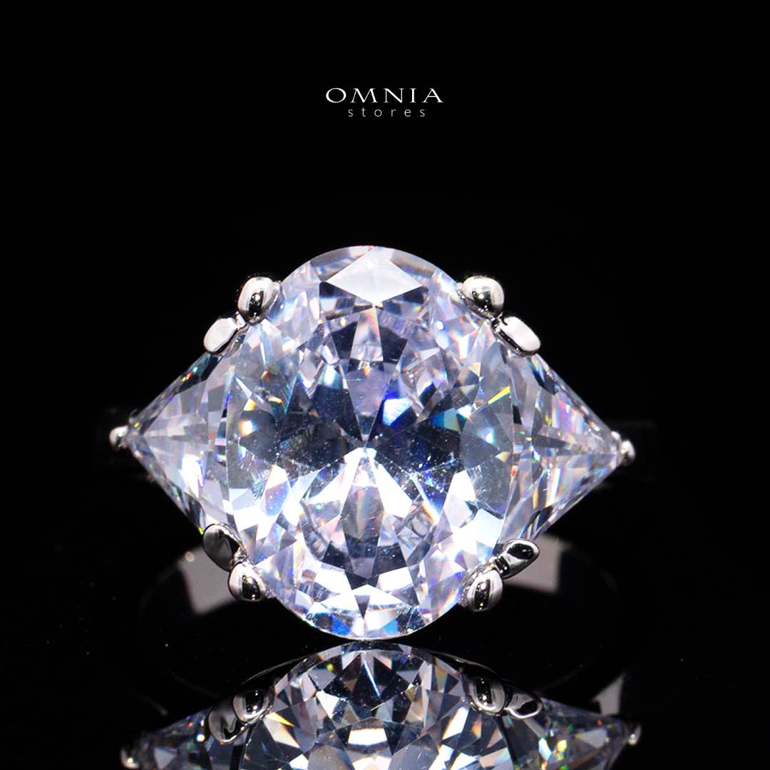 Omnia Buthaina Pure White Luxury Bridal Full Set High Quality Simulated Diamonds