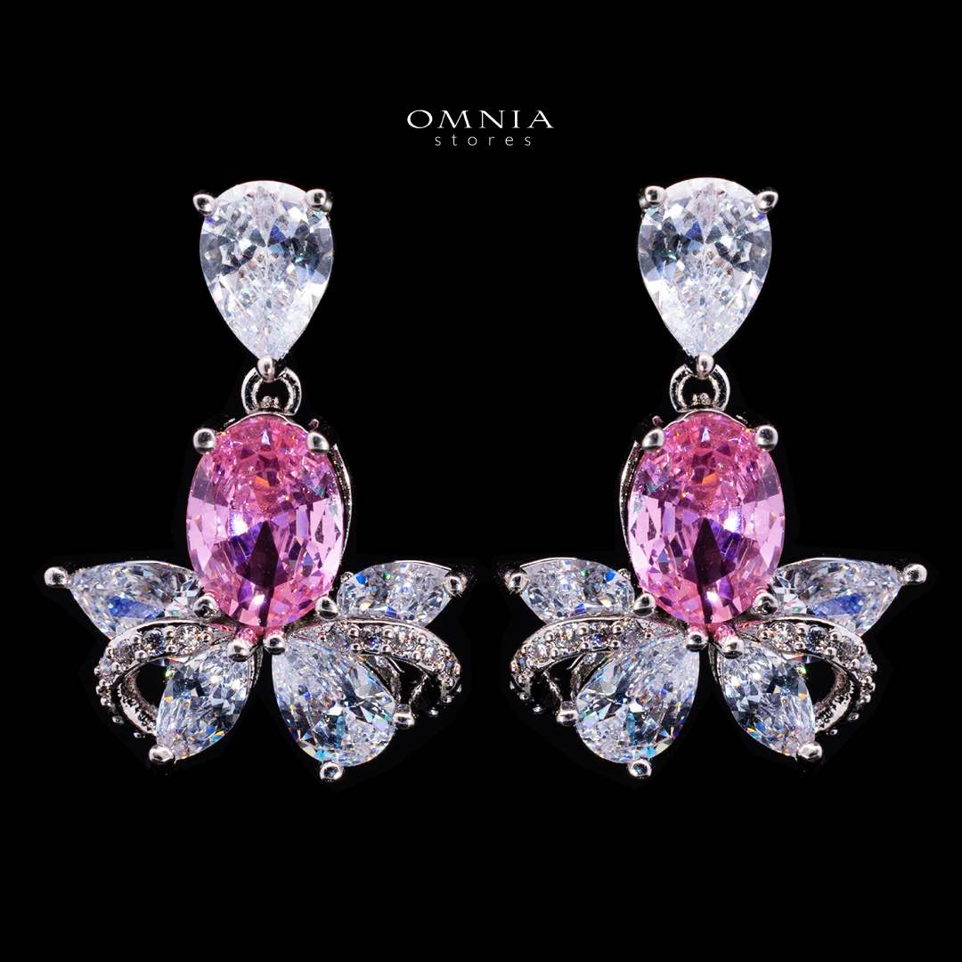 Omnia Muna Pink Bridal Full Set High Quality Simulated Diamonds