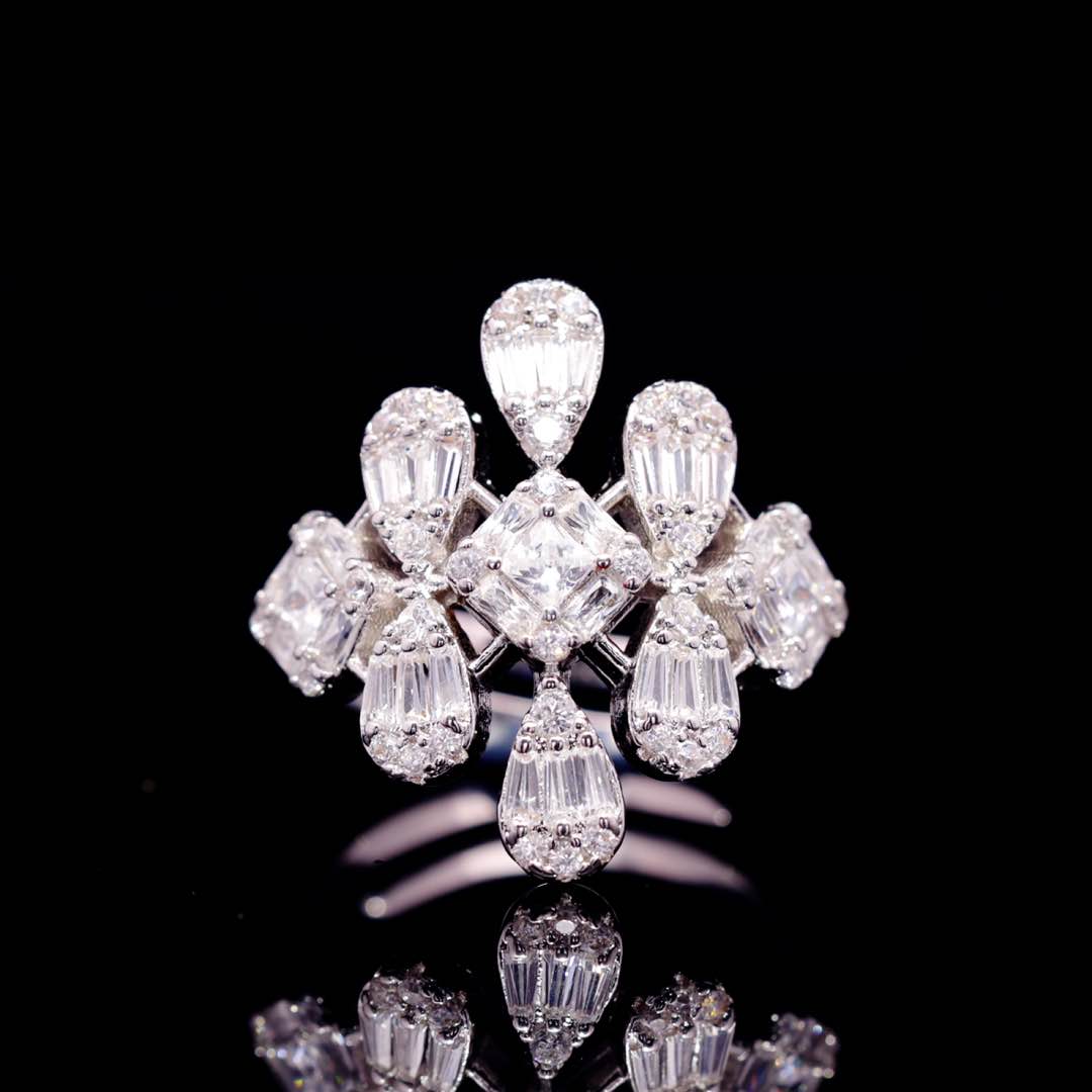 Omnia Kacey White Pearl Luxury Bridal Full Set in High Quality Zircon Stone Premium Rhodium Plated - OMNIASTORES KSA