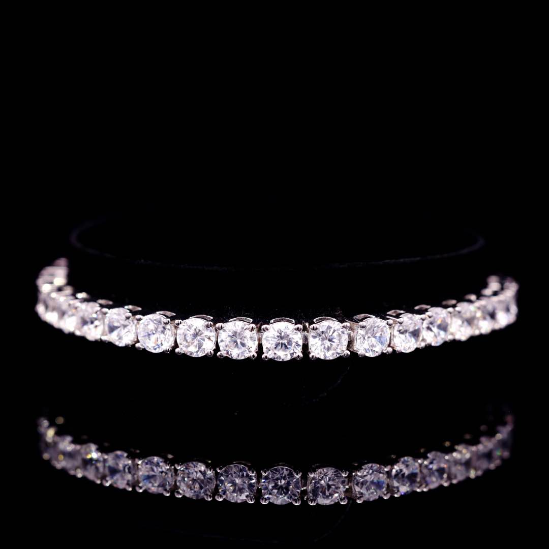 Omnia Ellen White Luxury Bridal Full Set in High Quality Zircon Stone Premium Rhodium Plated - OMNIASTORES KSA