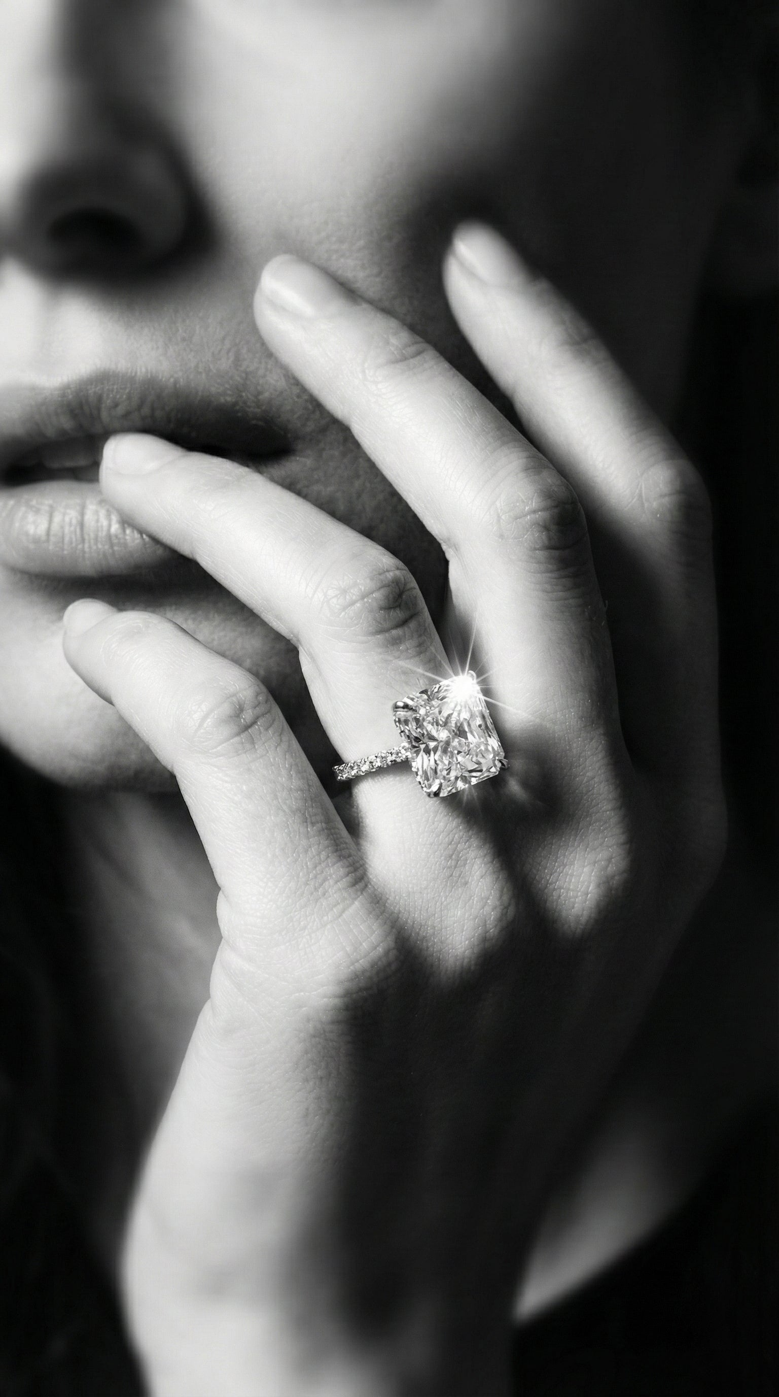 Omnia Adele White 1.25 Carat Ring In 925 Silver High Quality Simulated Diamonds