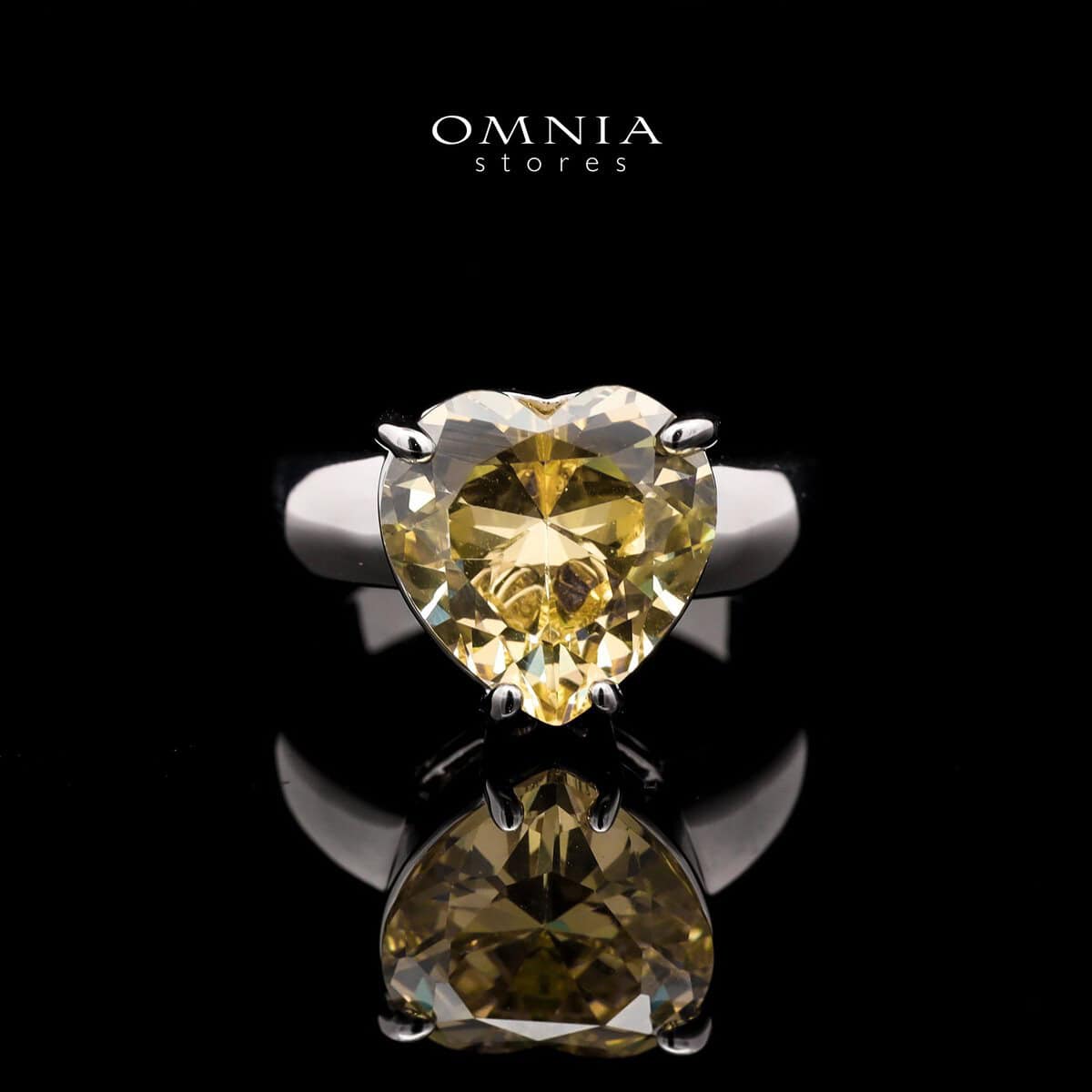 Omnia Donatella Yellow Bridal Full Set in High Quality Simulated Diamonds - OMNIASTORES UAE