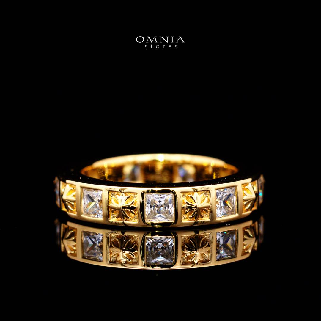 Della Gold Certified Lab Crafted Ring With High Quality 925 Silver - OMNIASTORES KSA
