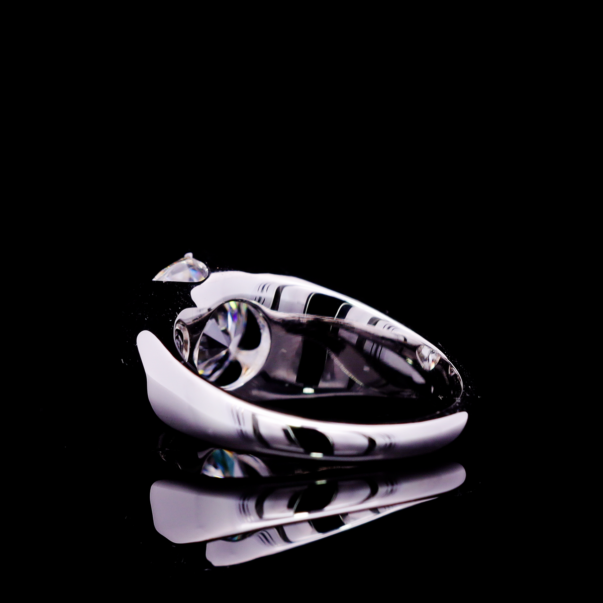 Omnia Maida Silver Ring In 925 Silver High Quality Certified Lab Crafted Stones