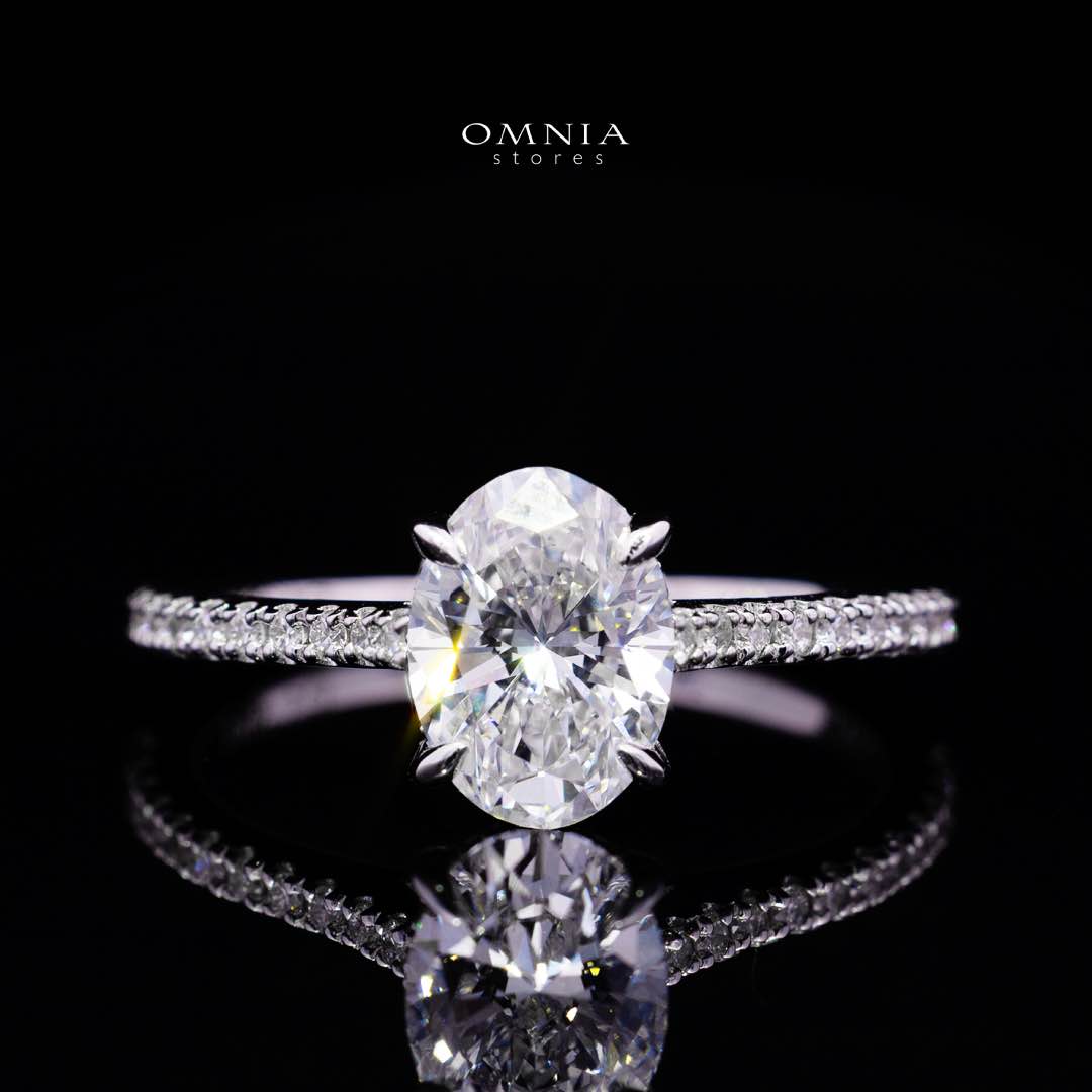 Sadia Lab Grown White IGI Certified Round Brilliant VS1 Ring With High Quality 925 Silver 1.50ct