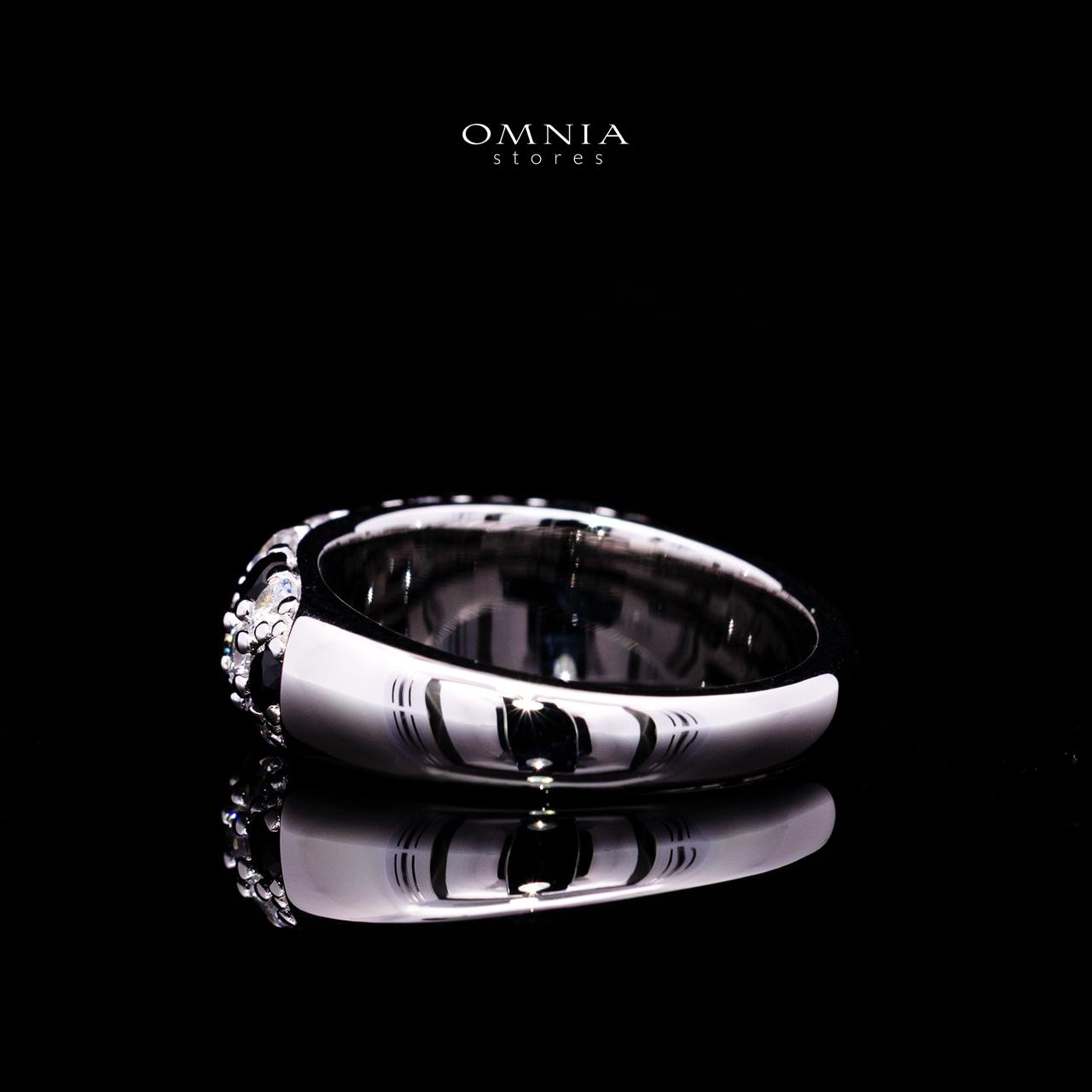 Angie Ring with Certified Premium Simulated Diamonds in 925 Sterling Silver - OMNIASTORES KSA