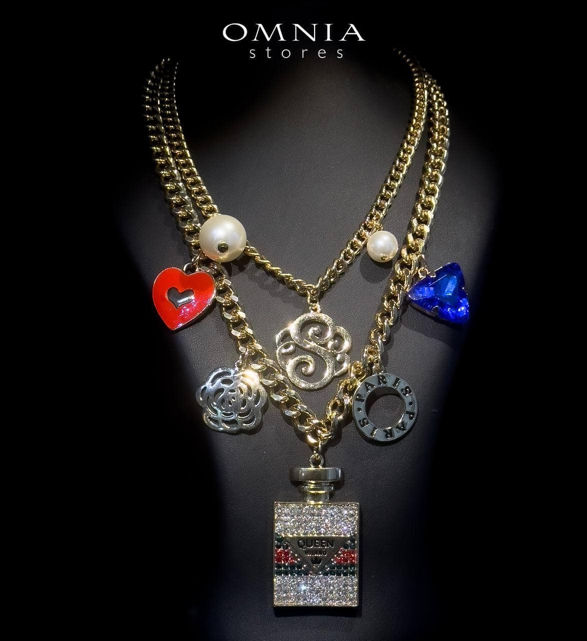 Omnia Viceral Necklace High Quality Fashion Accessories with Paper box - OMNIASTORES UAE