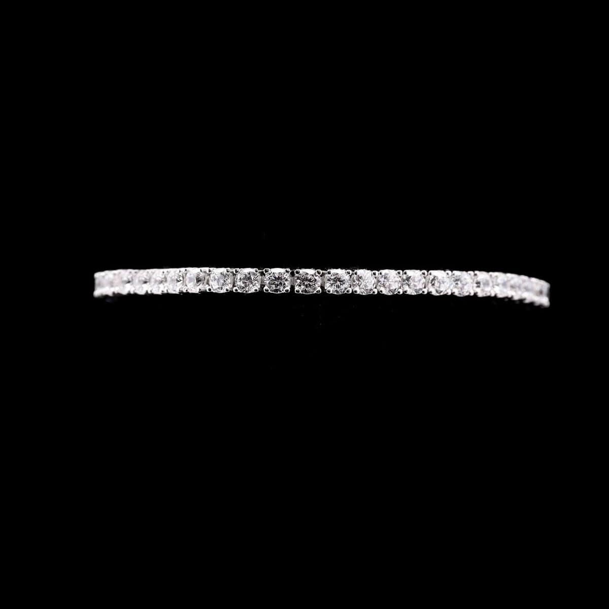 Omnia Tasneem White 3mm Tennis Bracelet in 925 Silver High Quality Simulated diamonds - OMNIASTORES KSA