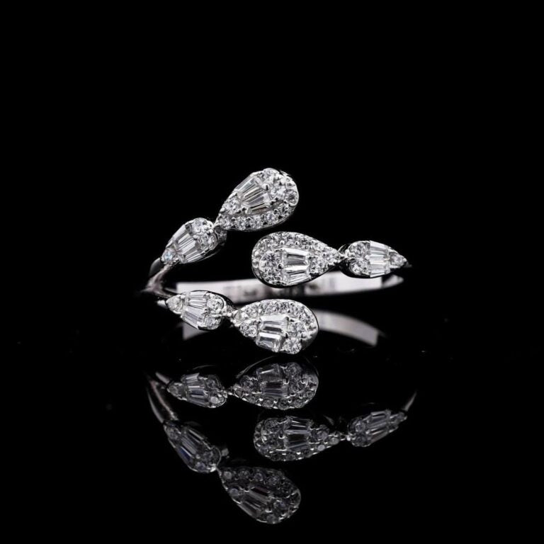 Misty White Bridal Full Set – Premium Rhodium Plated with High-Quality Zircon Stones - OMNIASTORES KSA