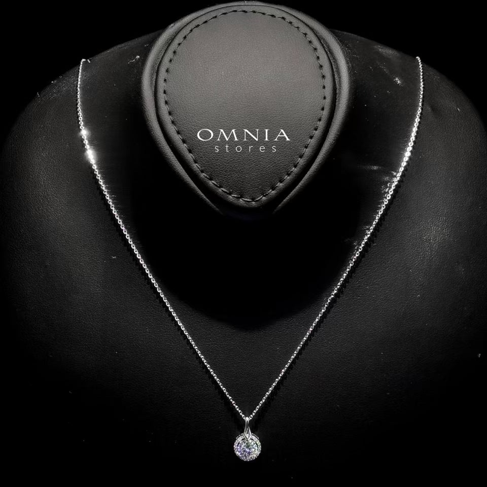 Omnia Noor White Set in 92.5 Silver with High-Quality Iced Cut Stone - OMNIASTORES UAE