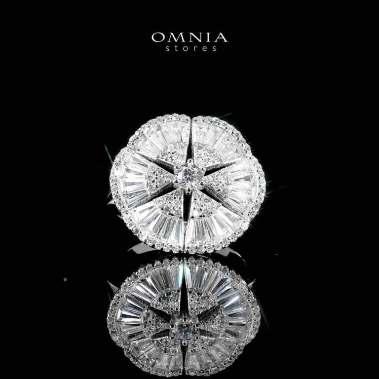 Sumaya White Bridal Full Jewelry Set – High Quality Zircon Stone Premium Rhodium-Plated - OMNIASTORES KSA