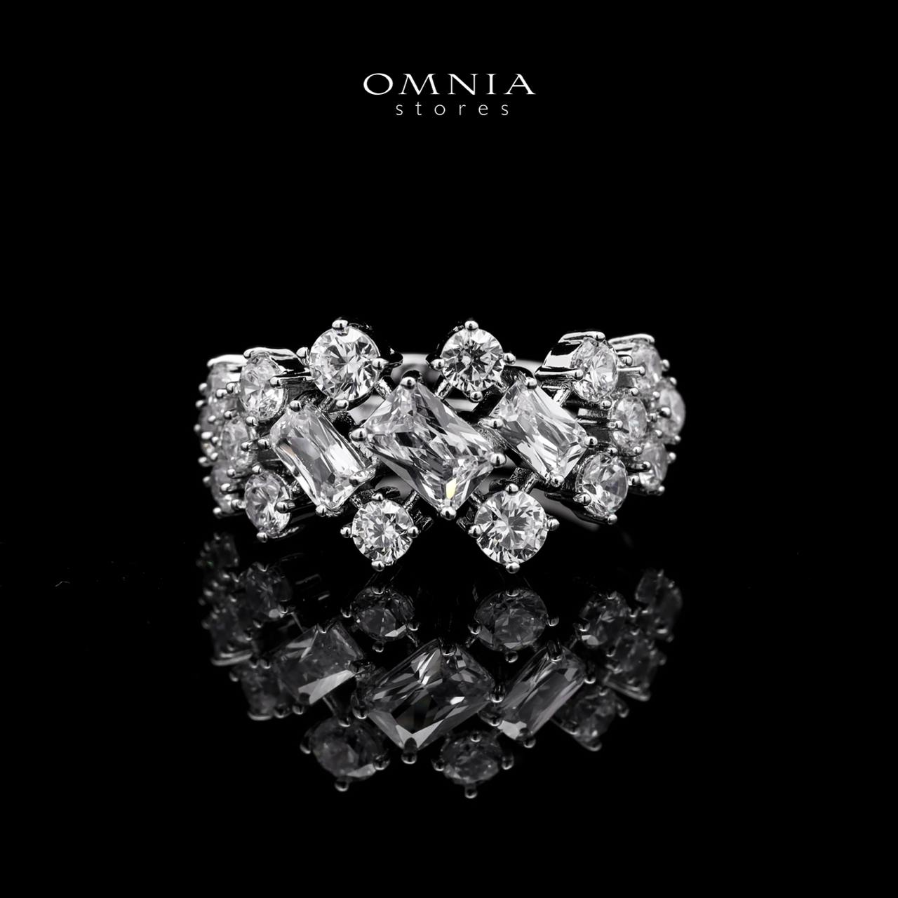 Wedo White Bridal Jewelry Set Premium Rhodium-Plated High-Quality Zircon Stones