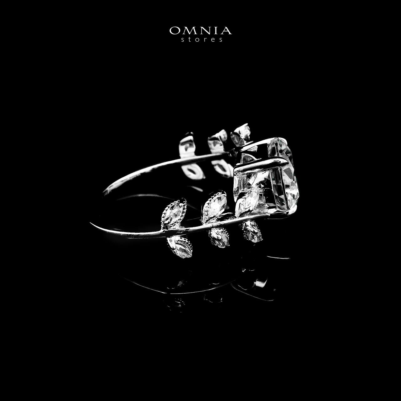 Negar White Ring In 925 Silver Certified High Quality Lab Grown Stones