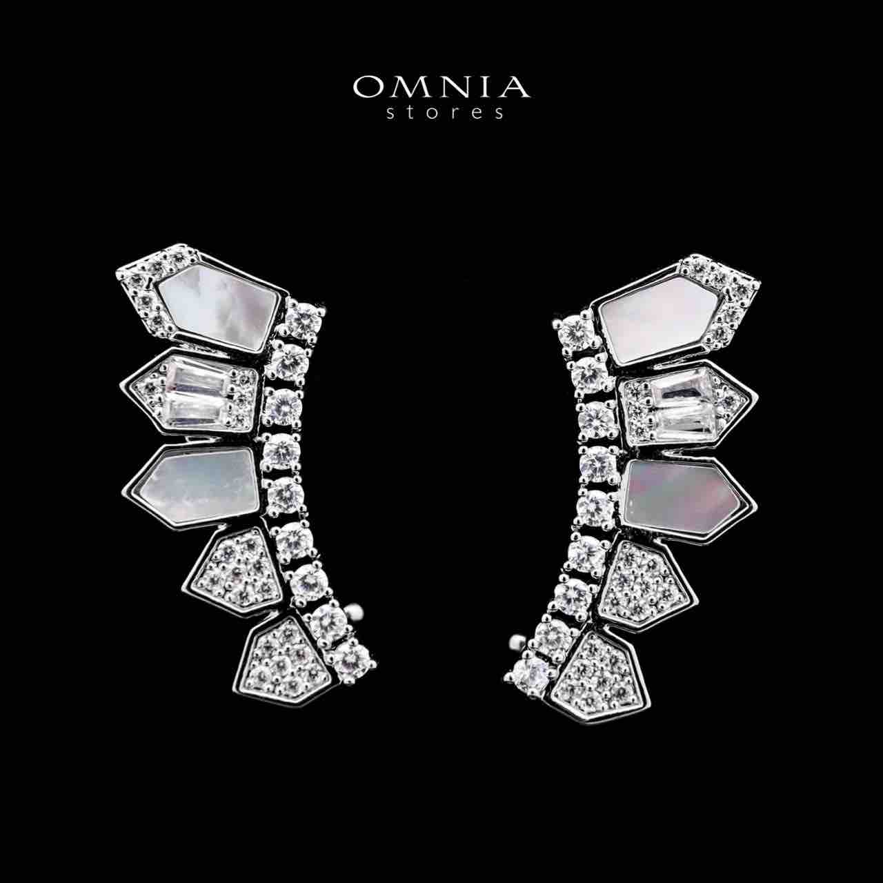 Omnia Shifa Bridal Full Set Accessories in High Quality Zircon Stone in Rhodium Plated