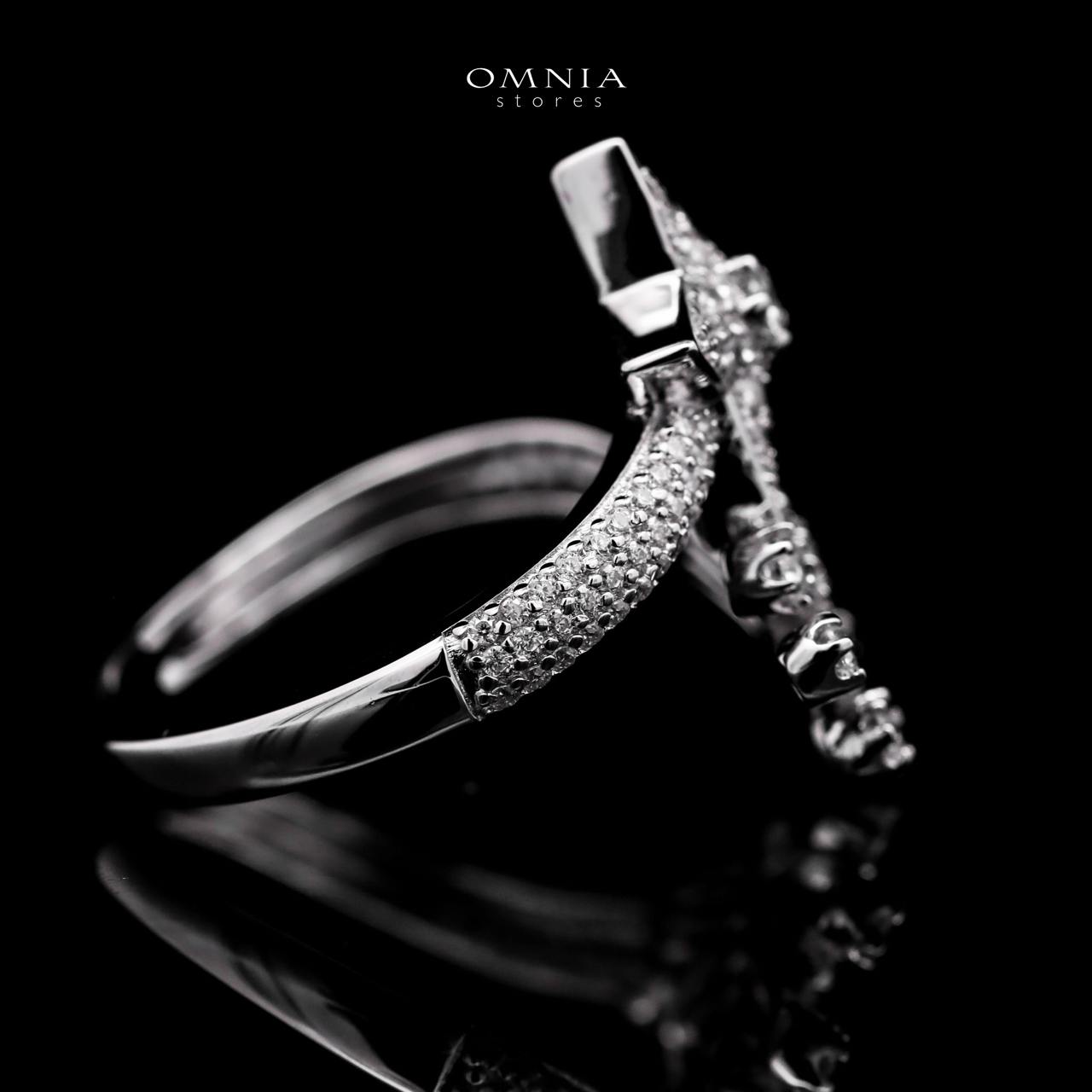 Omnia Calista White Ring 925 Silver in High Quality White Moissanite Stone - OMNIASTORES UAE