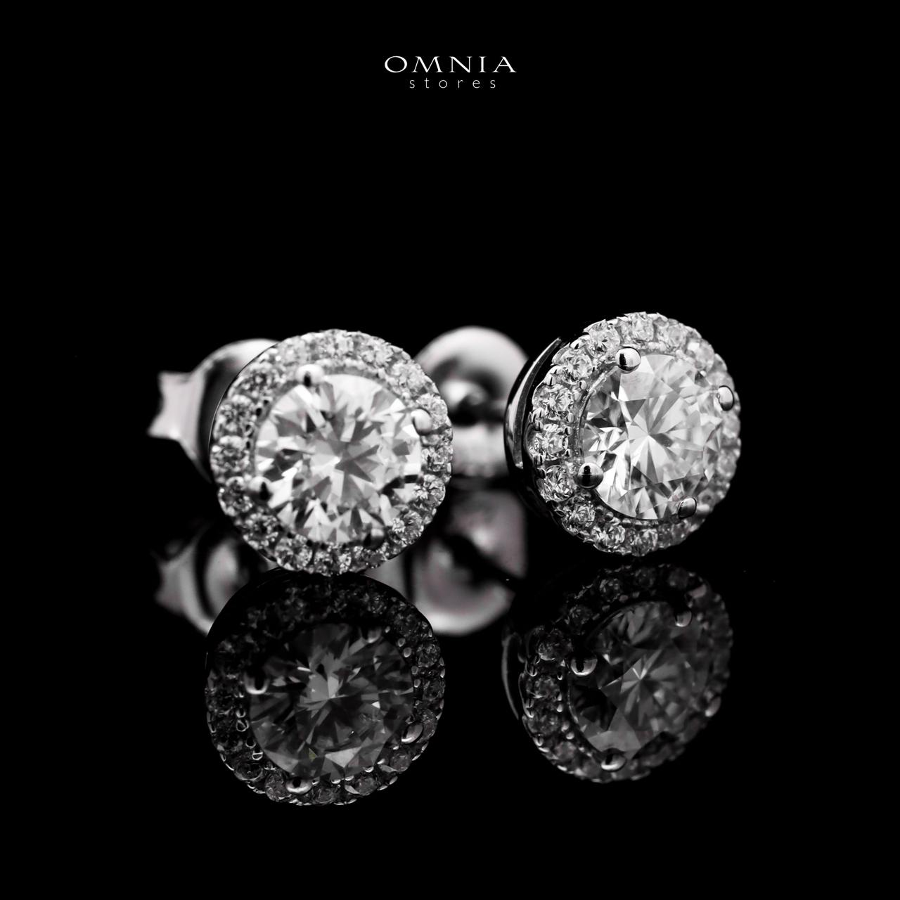 Basira Round Cut White Moissanite Stone Ring With GRA Certified High Quality in 925 Silver 5mm 0.5Ct - OMNIASTORES KSA