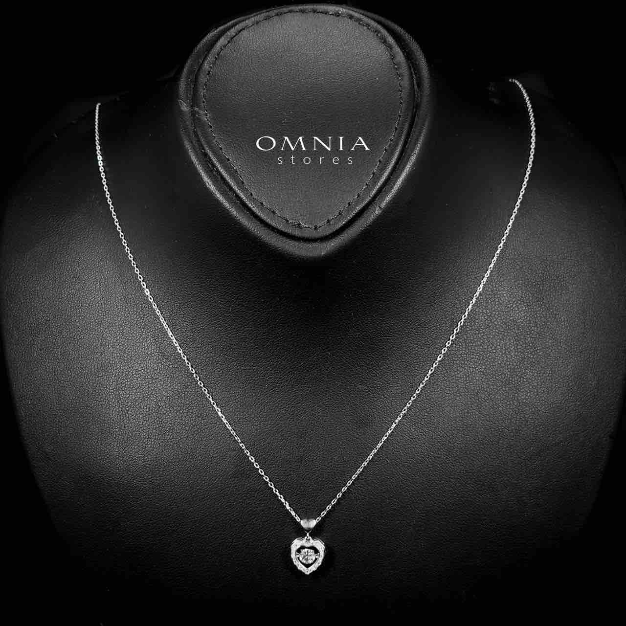 Omnia Jouri Necklace in 925 Silver with High-Quality Moissanite Stone - OMNIASTORES UAE
