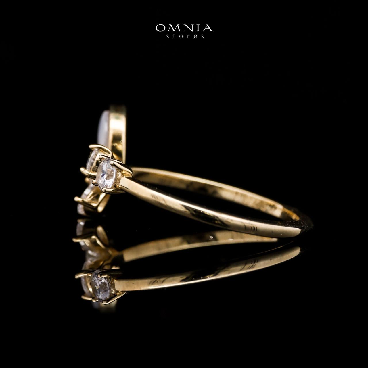 Omnia Ivy Butterfly Ring in 925 Silver with High Quality Zircon Stone - OMNIASTORES UAE