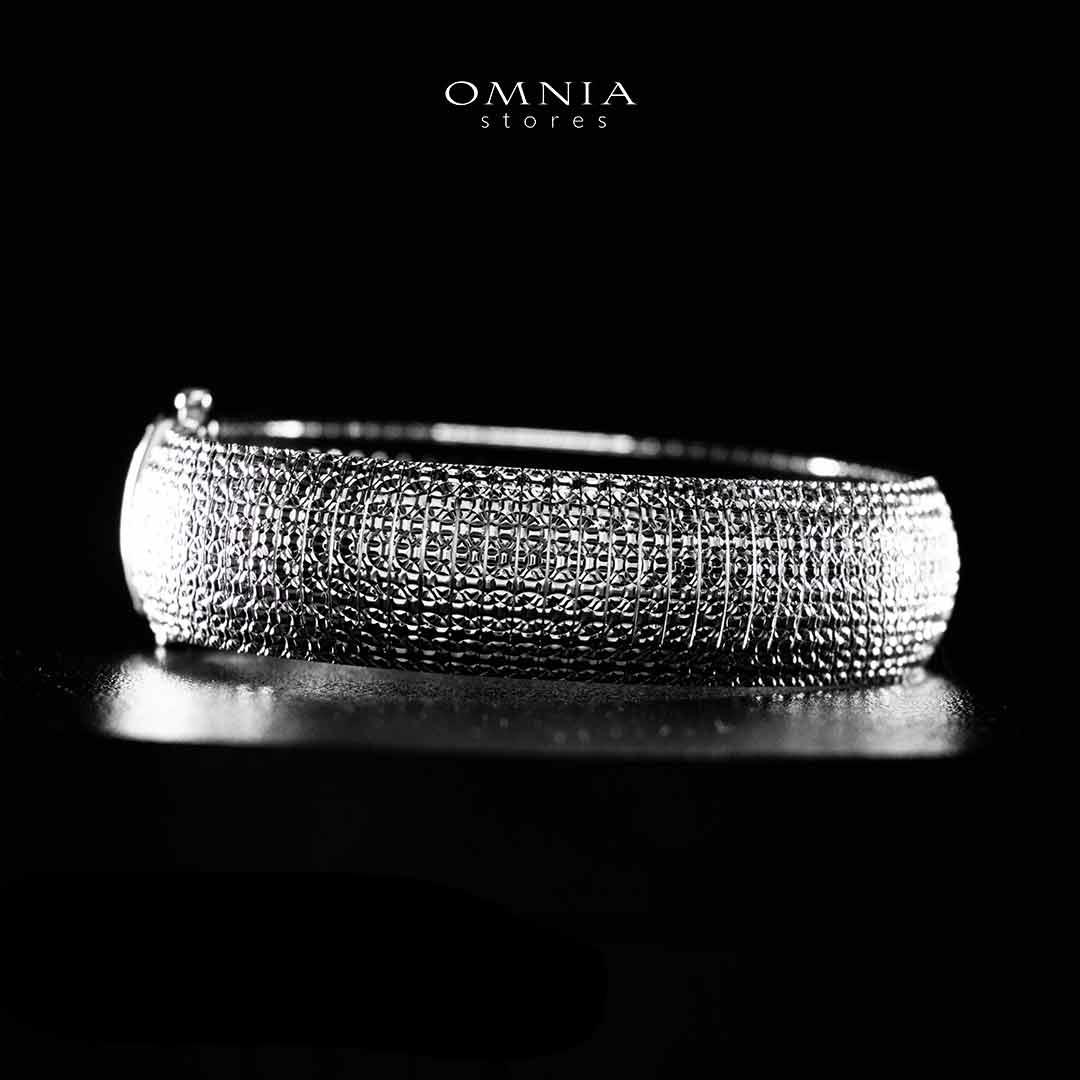 Omnia Rimah Silver Bracelet In 925 Silver High Quality Certified Lab Crafted Stones - OMNIASTORES UAE