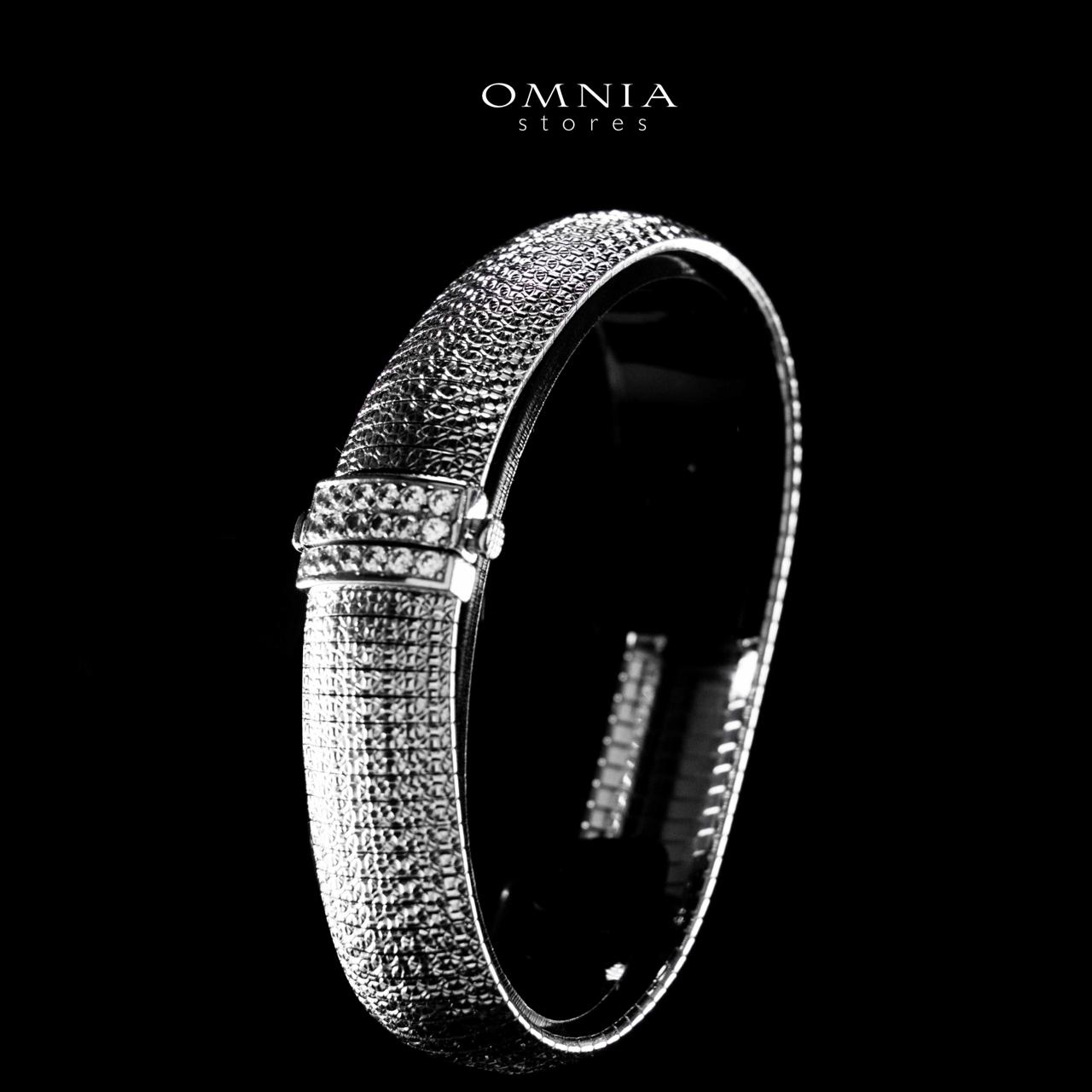 Omnia Rimah Silver Bracelet In 925 Silver High Quality Certified Lab Crafted Stones - OMNIASTORES UAE