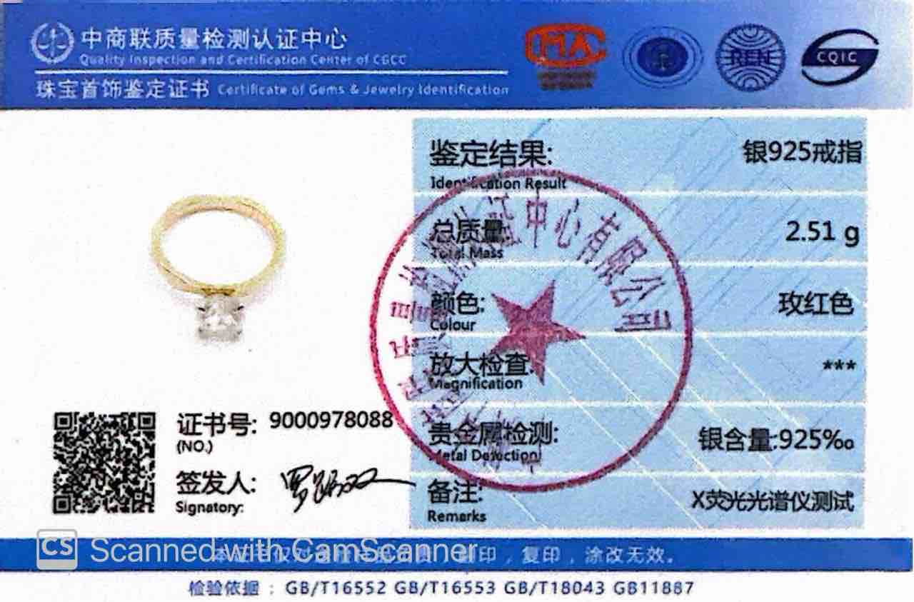 Omnia Maira Rose Gold Ring In 925 Silver High Quality Certified Lab Crafted Stones - OMNIASTORES UAE