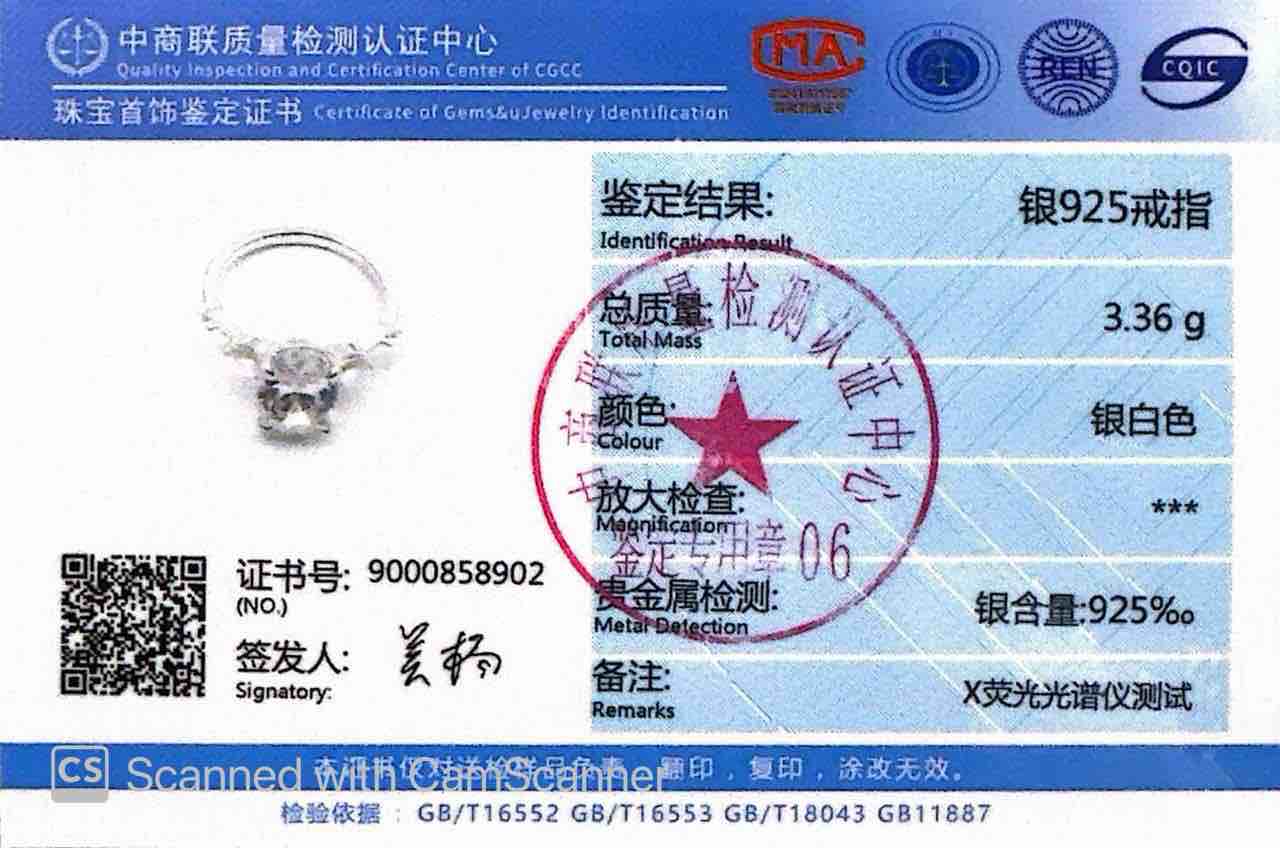 Omnia Aaliyat Silver Ring In 925 Silver High Quality Certified Lab Crafted Stones - OMNIASTORES UAE