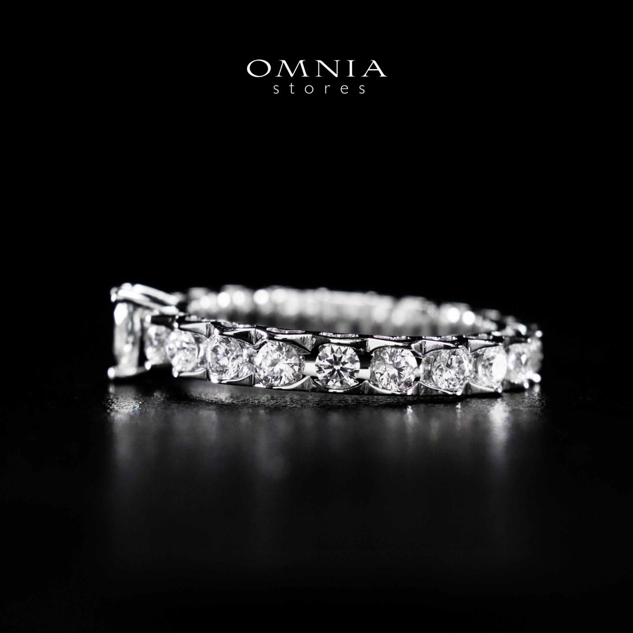 Omnia Ayshan White Heart Shape Ring In 925 Silver High Quality Certified Lab Crafted Stones - OMNIASTORES UAE