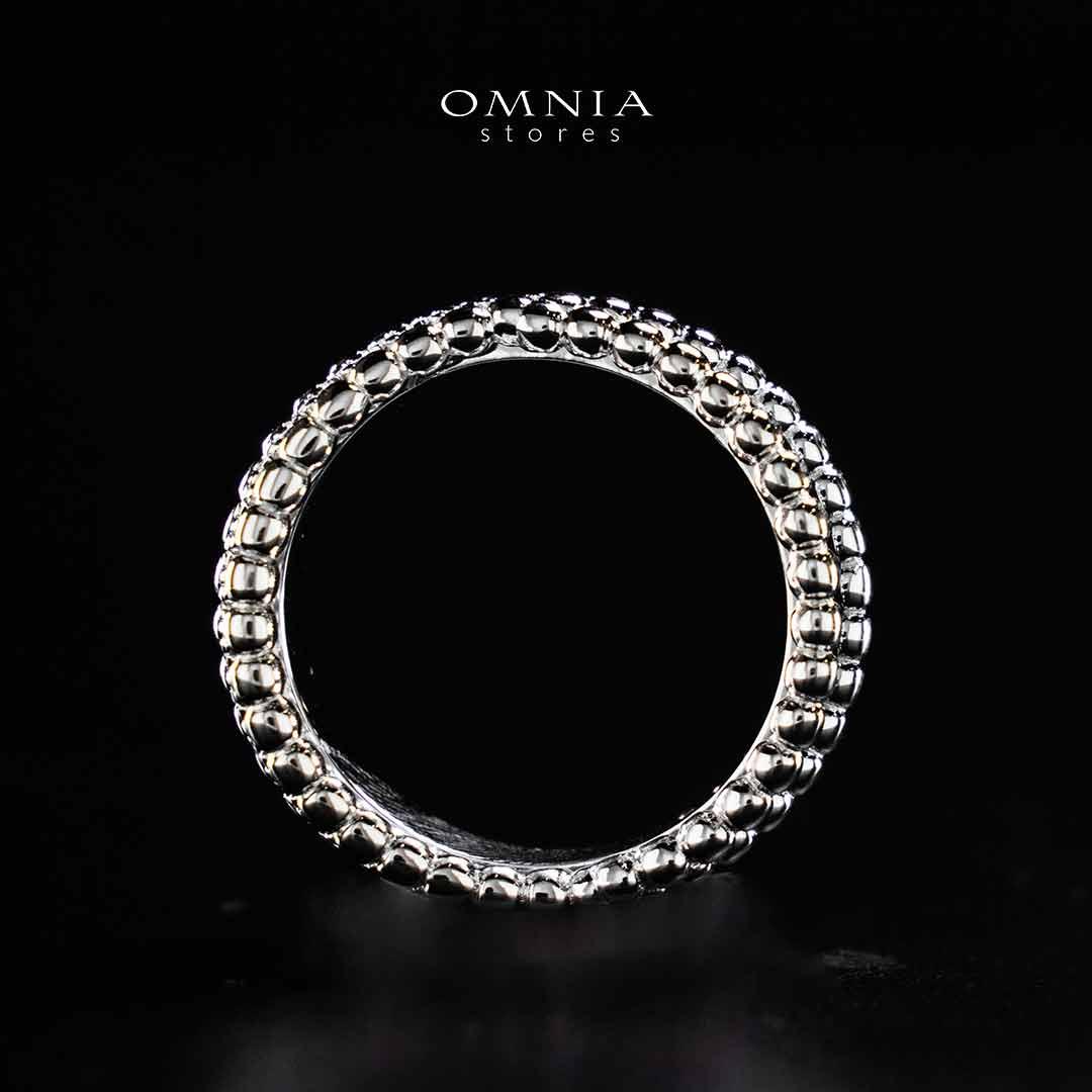Omnia Aatika Silver Ring In 925 Silver High Quality Lab Crafted Stones - OMNIASTORES UAE