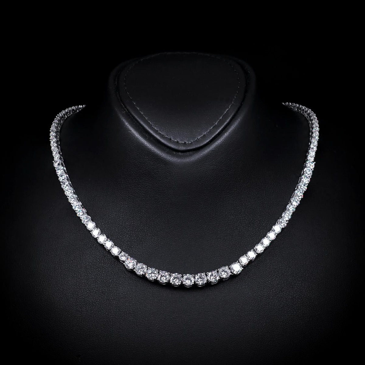 Gia White Luxury Bridal Full Set with High-Quality Zircon Stones Premium Rhodium Plating