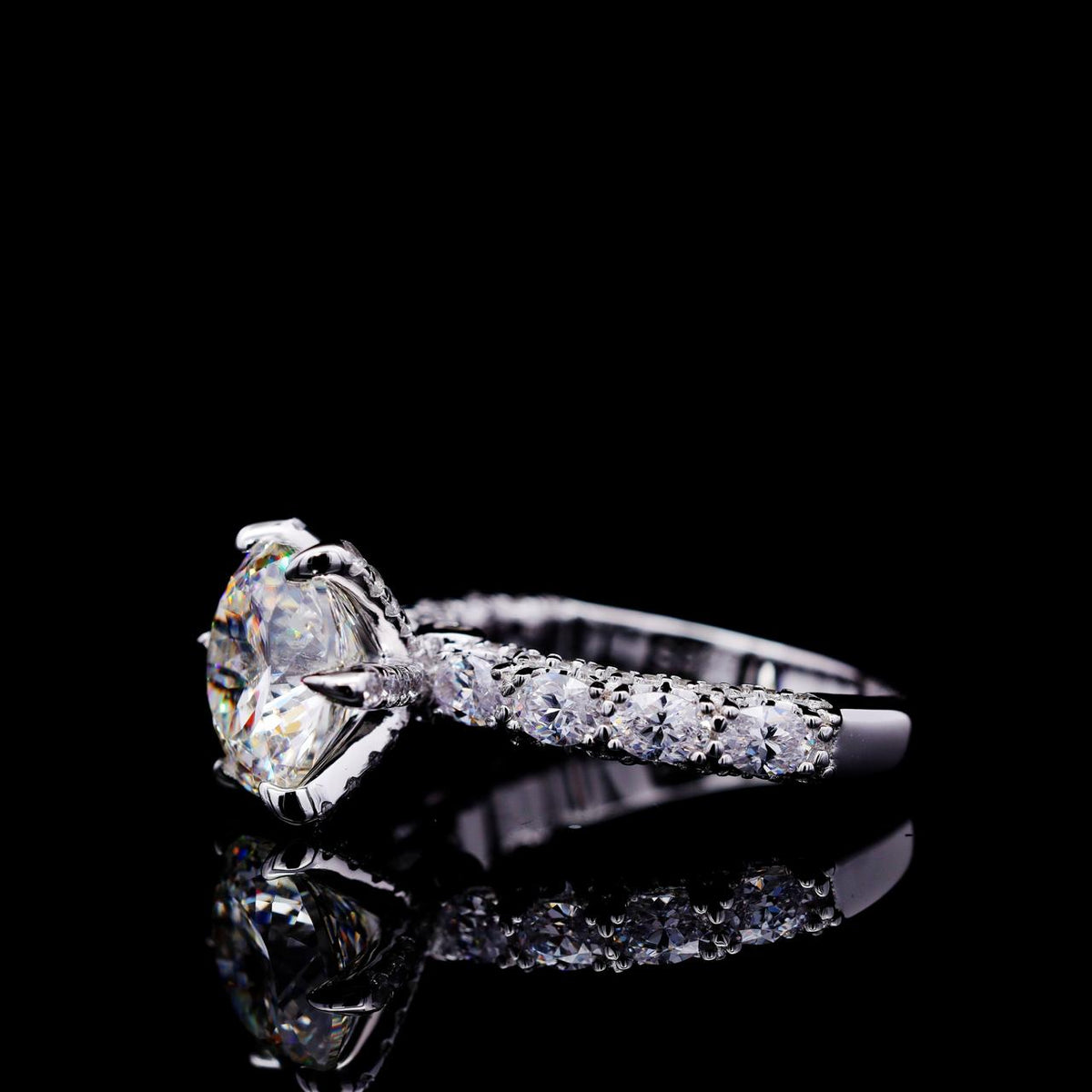 Zahiya 3 Carat Ring with Certificate | High-Quality Simulated Diamonds in 925 Sterling Silver