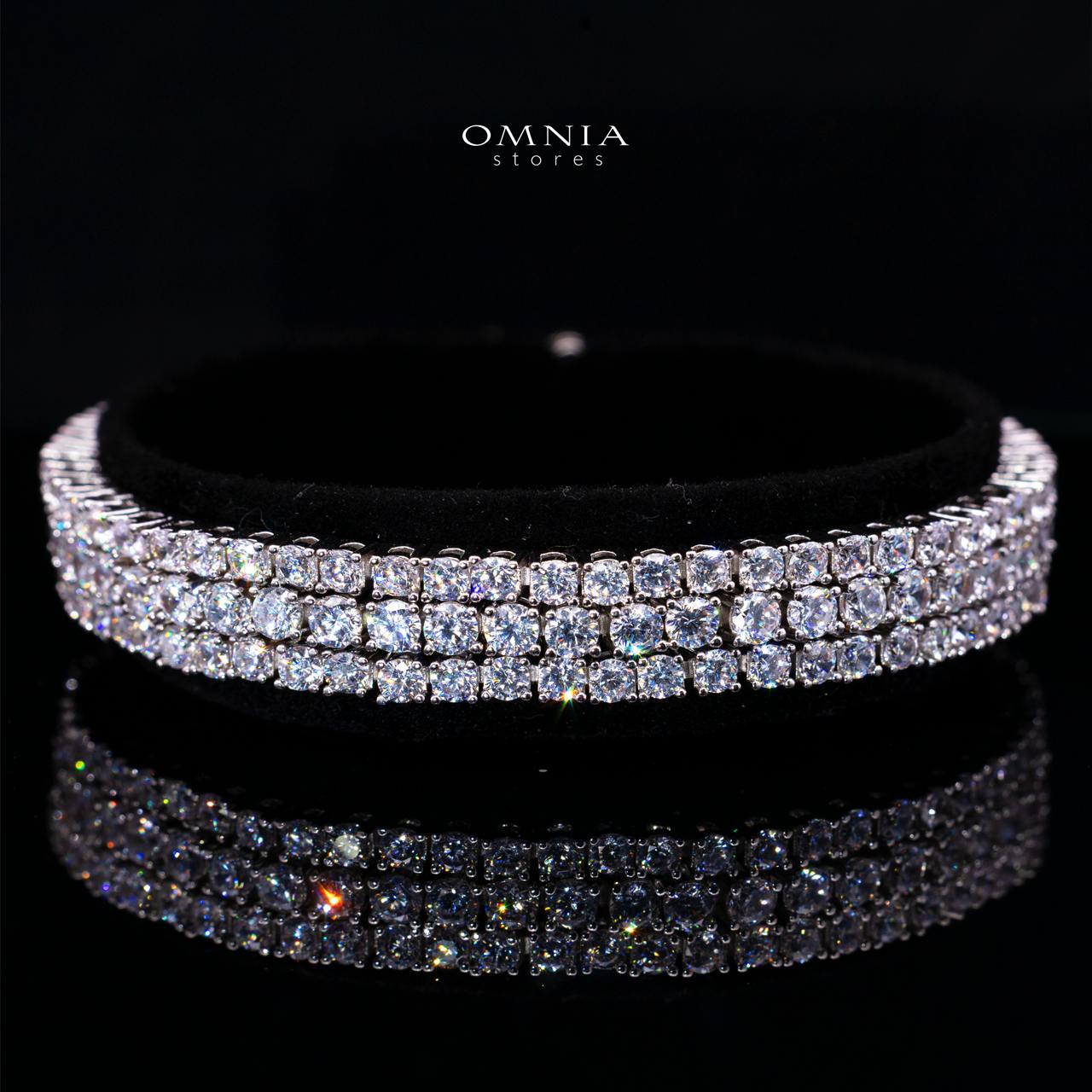 Yasmira White Luxury Bridal Full Set with High-Quality Simulated Diamonds, Rhodium Plated