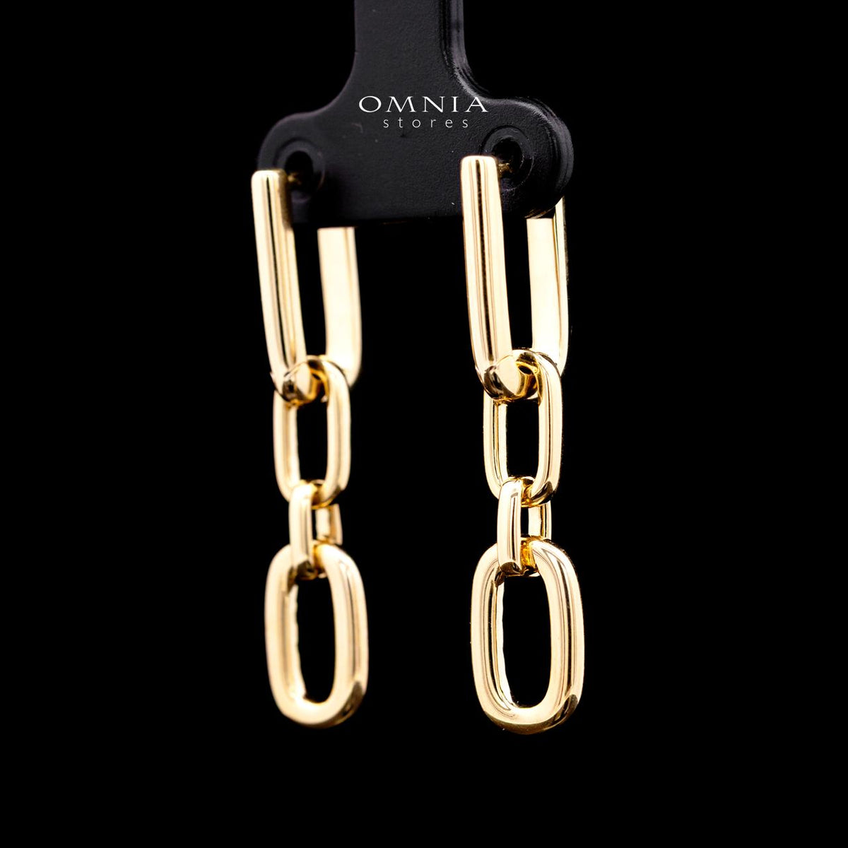 Estela Gold Premium Rhodium-Plated Alloy Earring with High-Quality Simulated Diamonds